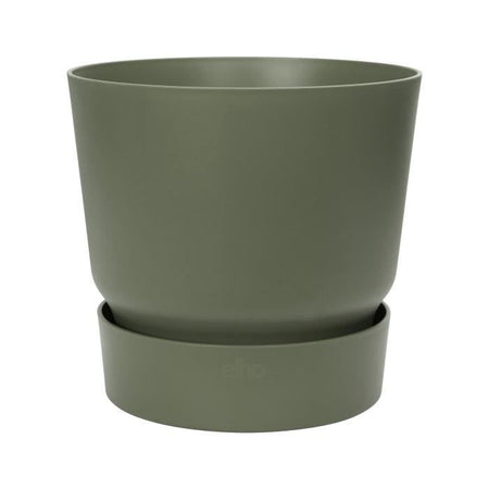 Vaso da fiori rotondo ELHO Greenville 55 - Verde -  55 x H 50 cm - da esterno - 100% riciclato