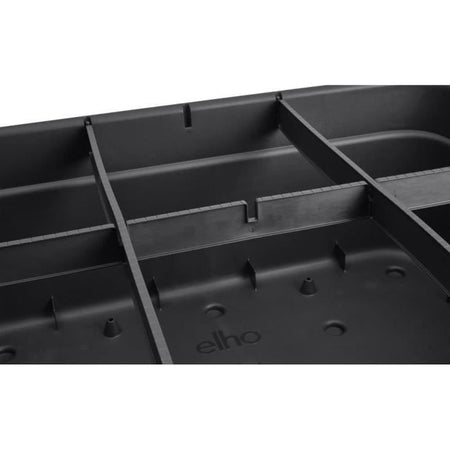 Fioriera Elho Green Basics Jardin De Cultivation L - Nero - L 76 x P 57 x H 27 cm - coltivazione e raccolta all'aperto - 100% riciclato