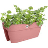 Vaso per fiori - ELHO - Vibia Campana Flower Bridge 60 - Rosa - L 26 x P 59 x H 22 cm - Balcone/Esterno - 100% riciclato
