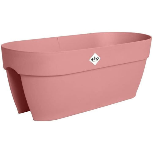 Vaso per fiori - ELHO - Vibia Campana Flower Bridge 60 - Rosa - L 26 x P 59 x H 22 cm - Balcone/Esterno - 100% riciclato
