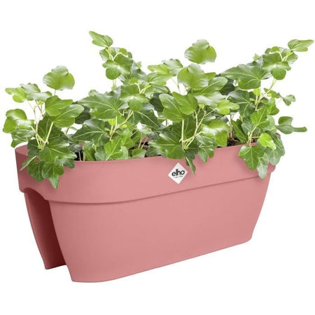 Vaso per fiori - ELHO - Vibia Campana Flower Bridge 60 - Rosa - L 26 x P 59 x H 22 cm - Balcone/Esterno - 100% riciclato
