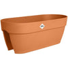 Vaso per fiori - ELHO - Vibia Campana Flower Bridge 60 - Marrone - L 26 x P 59 x H 22 cm - Balcone/Esterno - 100% riciclato