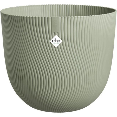 Vaso per fiori - ELHO - Sereh Round 30 - Verde - L 30 x P 29,5 x H 25 cm - 100% riciclato