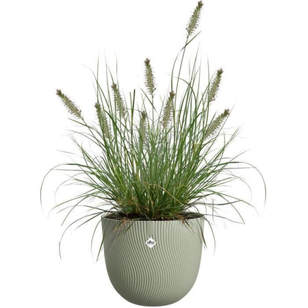 Vaso per fiori - ELHO - Sereh Round 30 - Verde - L 30 x P 29,5 x H 25 cm - 100% riciclato