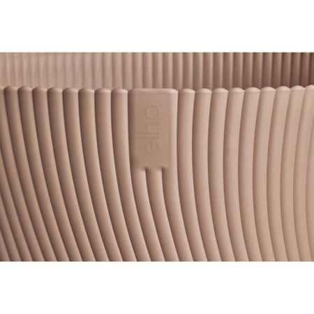 Vaso per fiori - ELHO - Sereh Round 30 - Marrone - L 30 x P 29,5 x H 25 cm - 100% riciclato