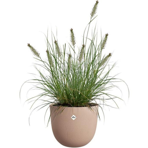 Vaso per fiori - ELHO - Sereh Round 30 - Marrone - L 30 x P 29,5 x H 25 cm - 100% riciclato