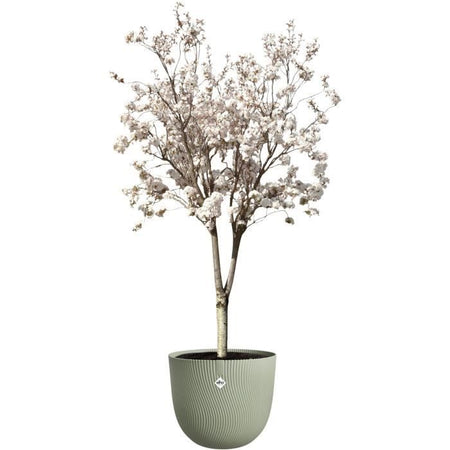 Vaso per fiori - ELHO - Sereh Round 47 - Verde -  47 x H 40 cm - 100% riciclato