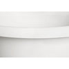 Vaso per fiori - ELHO - Amiga Round 25 - Bianco - L 25 x P 24,5 x H 18 cm - Esterno - 100% riciclato