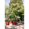 Vaso per fiori - ELHO - Amiga Round 25 - Rosso - L 25 x P 24,5 x H 18 cm - Esterno - 100% riciclato