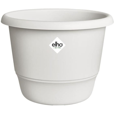 Vaso per fiori - ELHO - Amiga Round 40 - Bianco -  39 x H 29 cm - Esterno - 100% riciclato