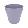 Vaso da fiori - Elho - Loft Urban Round - Ruote 40 - Viola - L 39 x P 38,5 x A 35 cm - Esterno - 100% riciclato