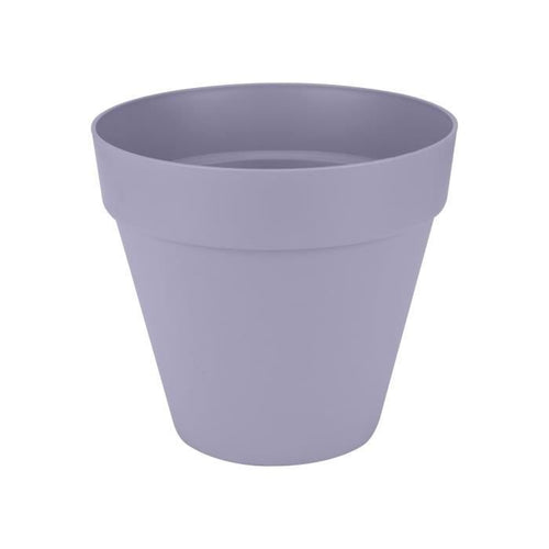Vaso da fiori - Elho - Loft Urban Round - Ruote 50 - Viola - L 49 x P 48,5 x A 45 cm - Esterno - 100% riciclato
