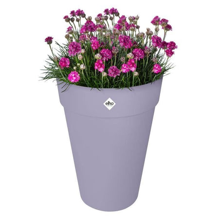 Vaso da fiori - Elho - Loft Urban Round - Altezza 35 - Viola - L 34 x P 33,5 x H 45 cm - Esterno - 100% riciclato