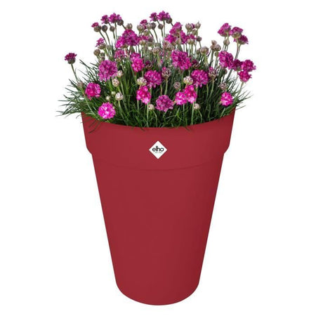 Vaso da fiori - Elho - Loft Urban Round - Altezza 42 - Rosso -  42 x H 56 cm - Esterno - 100% riciclato