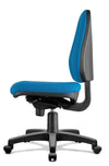 Poltrona ergonomica con schienale regolabile in altezza ed elevazione a gas