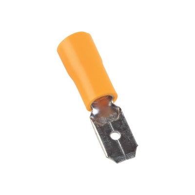 CAPICORDA ISOLATO FASTON GIALLO 4 - 6 mm² - confezione da 100pz - MASCHIO - ElettroWatt.eu