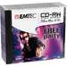 Cd-Rw Emtec Rw 80Min/700Mb 4-12X Jewel Case (Kit 5Pz