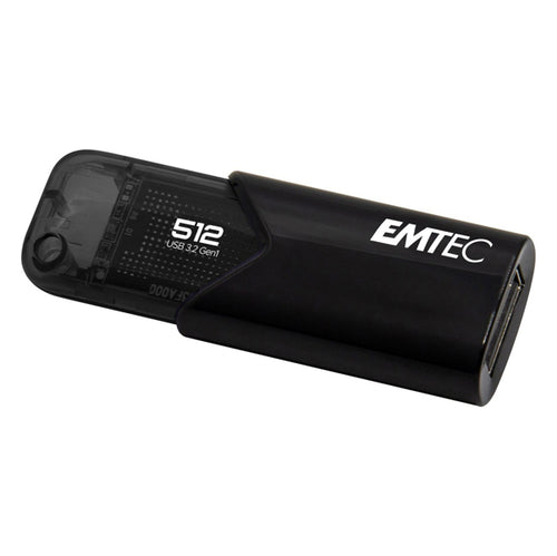 Emtec Memoria Usb B110 Usb3.2 Clickeasy 512Gb Nera