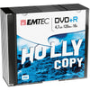 Conf. Da 10 Pz Dvd+R Emtec4,7Gb 16X Slim Case
