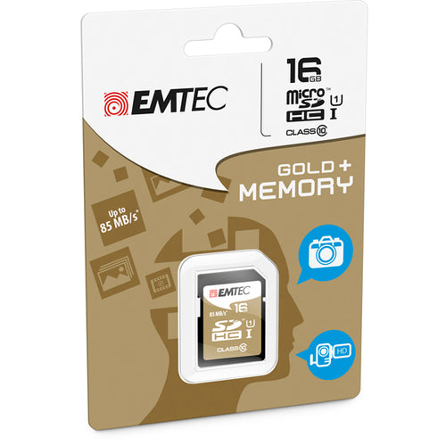 Sdhc Emtec 16Gb Class 10 Gold +