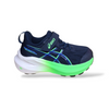 Sneakers ASICS GT-1000 Bambino Blue Verde | Scarpe Running Sportive Velcro | Taglie 27-35