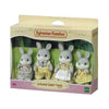 Sylvanian Famiglia del coniglio Grigio