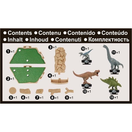 Balance Game - EPOCH GAMES - Jurassic World Island Quake - Dinosauri su piattaforma, vince l'ultimo sul posto!