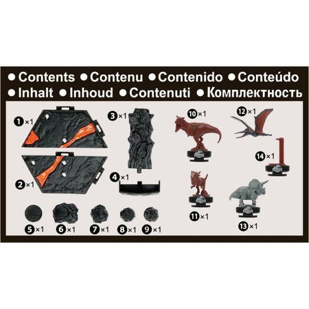 Balance Game - EPOCH GAMES - Jurassic World Volcano Quake - Dinosauri su piattaforma, vince l'ultimo sul posto!