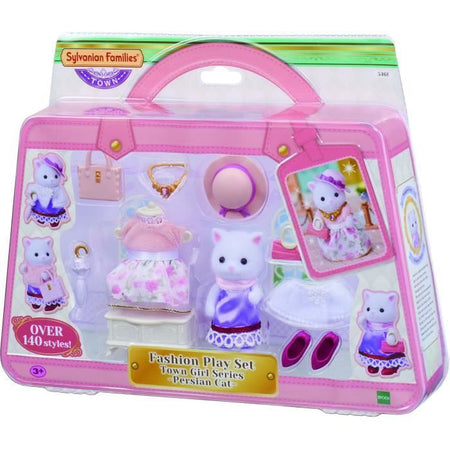 FAMIGLIE SYLVANIAN 5461 La valigia di moda e la grande sorella Gatto persiano