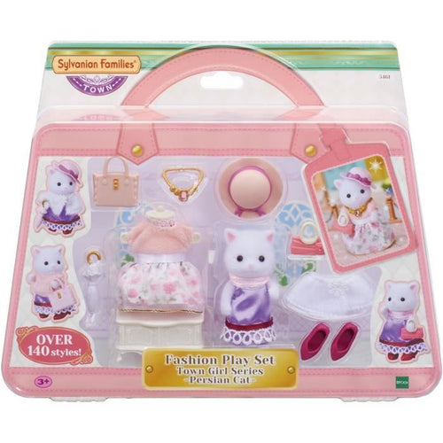 FAMIGLIE SYLVANIAN 5461 La valigia di moda e la grande sorella Gatto persiano