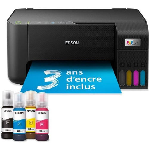 Stampante multifunzione A4 - EPSON - Ecotank ET-2860 - Wi-Fi - Dotata di serbatoi inchiostro