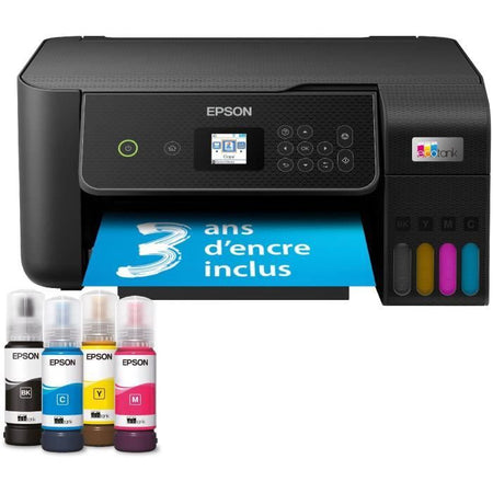 Stampante multifunzione A4 - EPSON - Ecotank ET-2870 - Wi-Fi - Serbatoi d'inchiostro - 3 anni di inchiostro inclusi