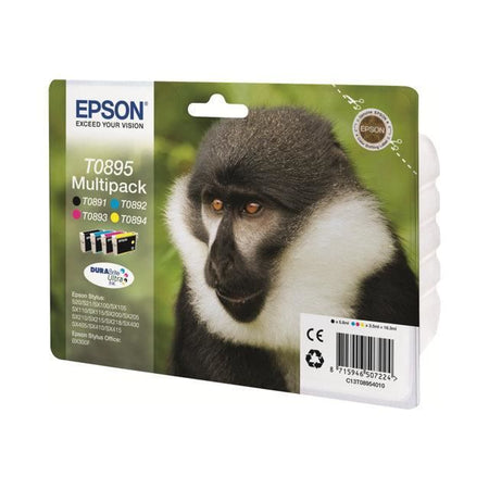 Cartucce d'inchiostro Multipack 4 T0895 - Nero, Cya ...