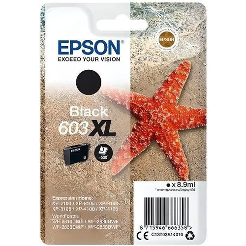 Cartuccia d'inchiostro EPSON a getto singolo 603XL - nero