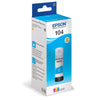 Cartuccia Inchiostro 104, Flacone Ciano Da 65 Ml