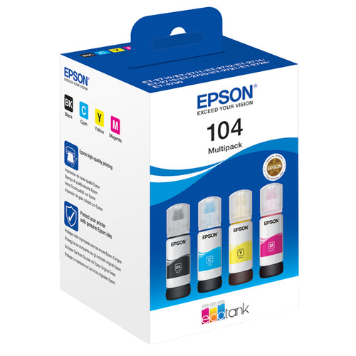 Epson Ecotank 104 Multipack Bk/C/M/G