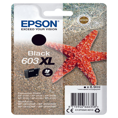 Cartuccia Di Inchiostro Epson Nero Serie 603Xl Stella Marina
