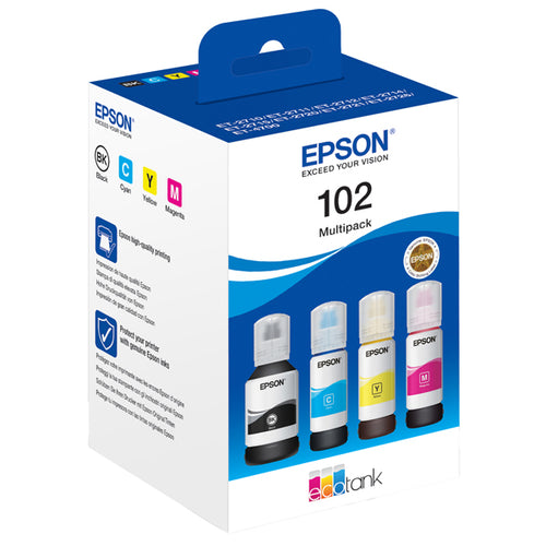 Epson Ecotank 102 Multipack Bk/C/M/G