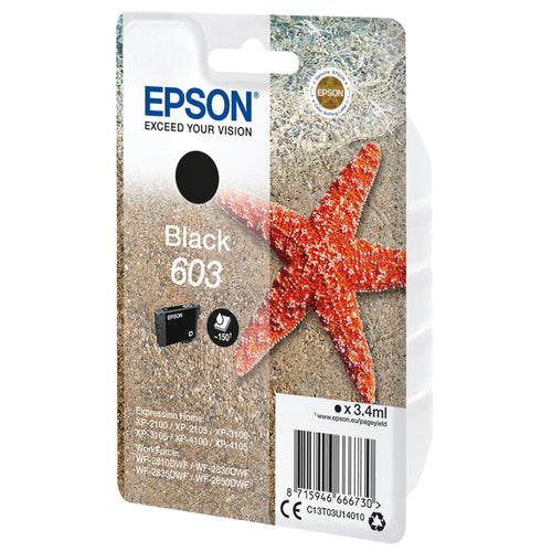 Cartuccia Di Inchiostro Epson Nero Serie 603 Stella Marina