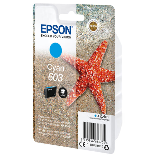 Cartuccia Di Inchiostro Epson Ciano Serie 603 Stella Marina