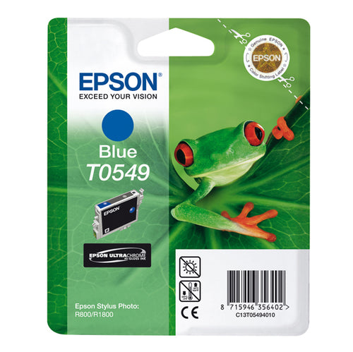 Cartuccia Hi-Gloss Blu Stylus Photo R800 R1800 Blister Con Rs