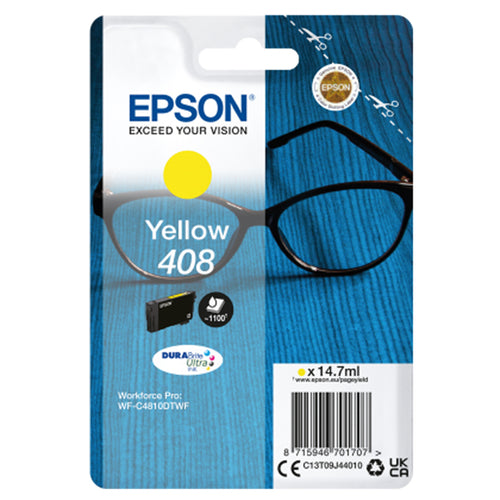 Epson Cartuccia Durabrite Ultra, 408 Giallo