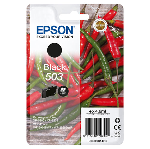 Epson Cartuccia 503 Peperoncino Nero 4,6 Ml