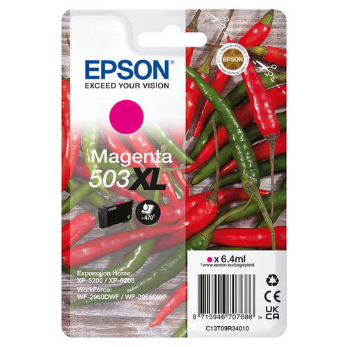 Epson Cartuccia Peperoncino 503Xl Magenta 6,4 Ml