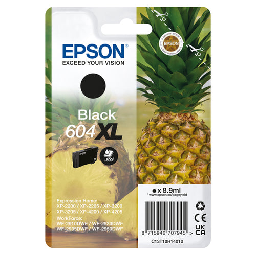 Epson Cartuccia 604Xl Ananas Nero 8,9 Ml