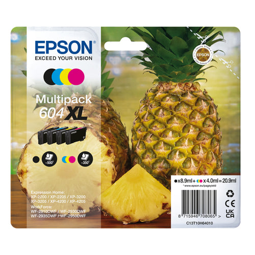 Eposn Multipack 604Xl Ananas Bk/C/M/Y