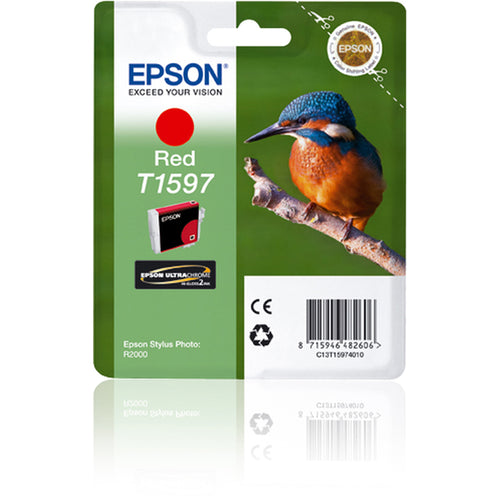 Cartuccia Rosso Epson Ultrachrome Hi-Gloss Serie Martin Pescatore Taglia Xl