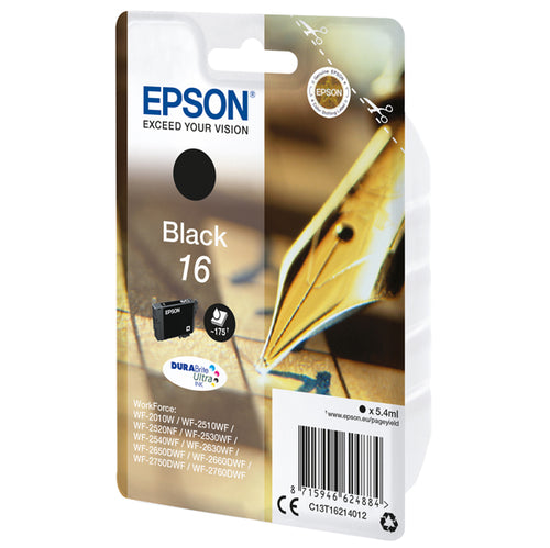 Cartuccia A Pigmenti Nero Epson Durabrite Ultra Serie 16/Penna E Cruciverba