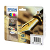 Multipack Contenente N.4 Cartucce A Pigmenti, Serie 16/Penna E Crucive