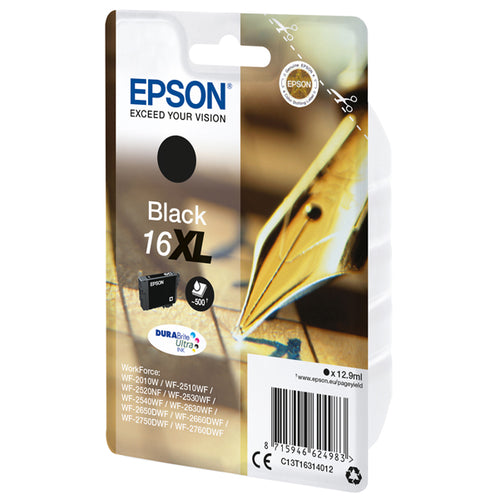 Cartuccia A Pigmenti Nero Epson Durabrite Ultra, Serie 16Xl/Penna E Cruciverba,